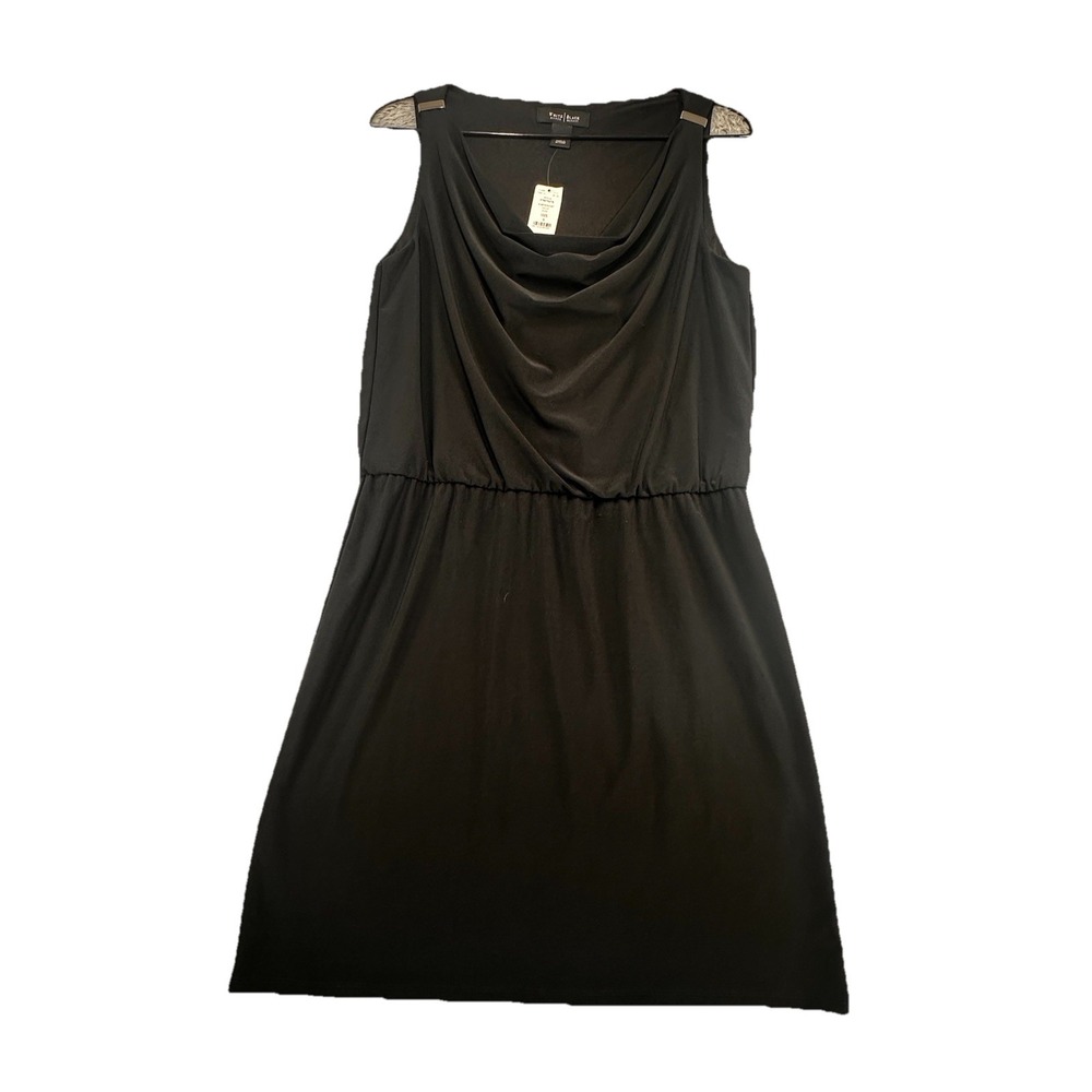 White House Black Market Waist Dress Black NWT‎ Size S